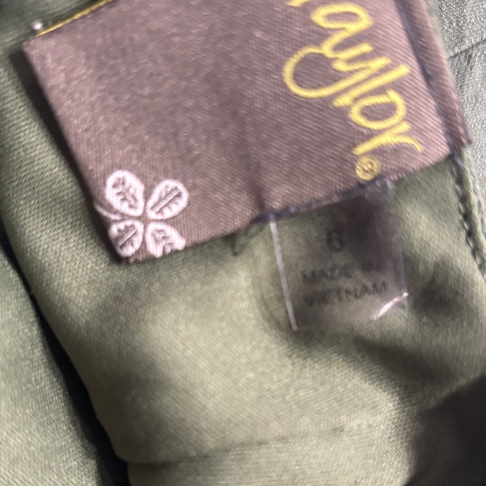 Taylor Forest Green Wide Leg Jumpsuit - Picture 13 of 15